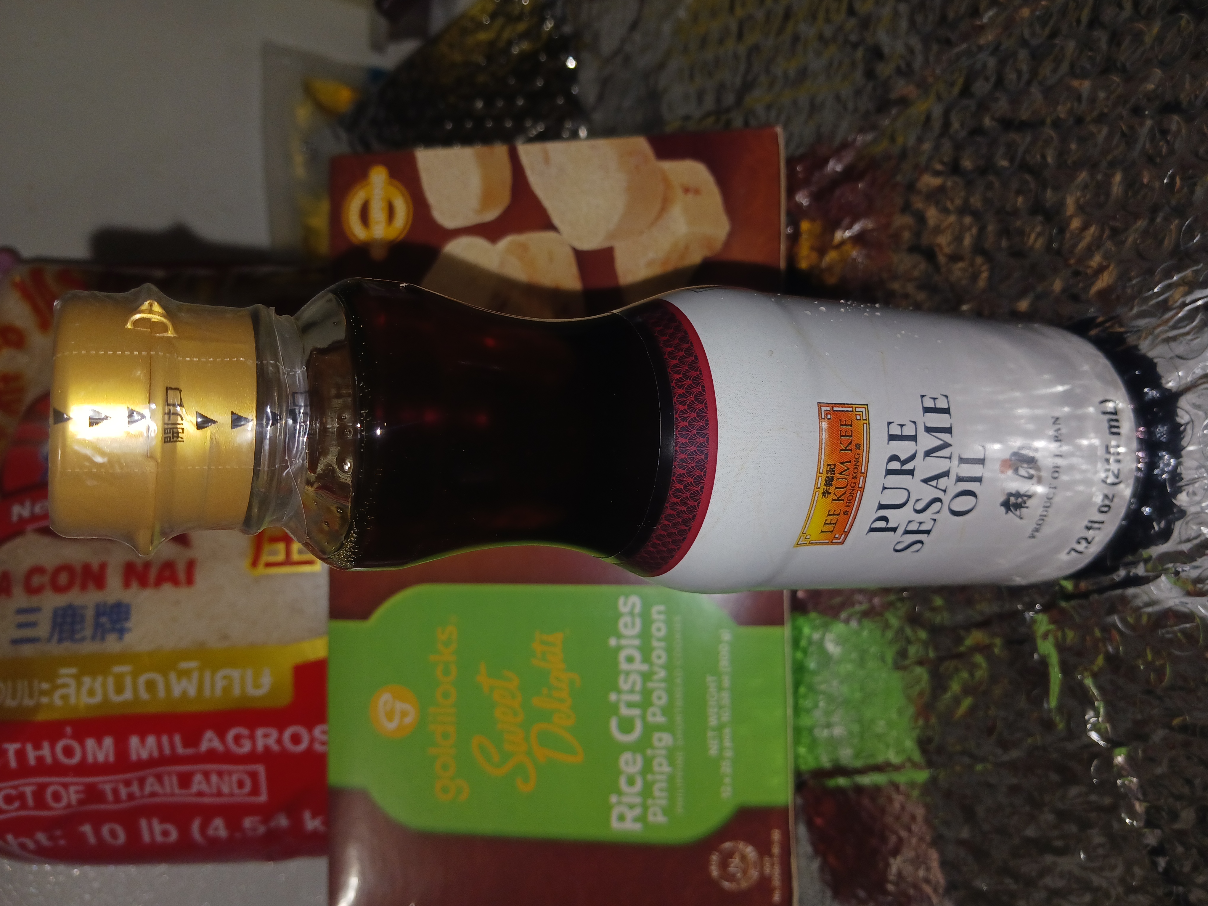 Get Lee Kum Kee 100% Pure Sesame Oil Product of Japan 7.2 fl.oz