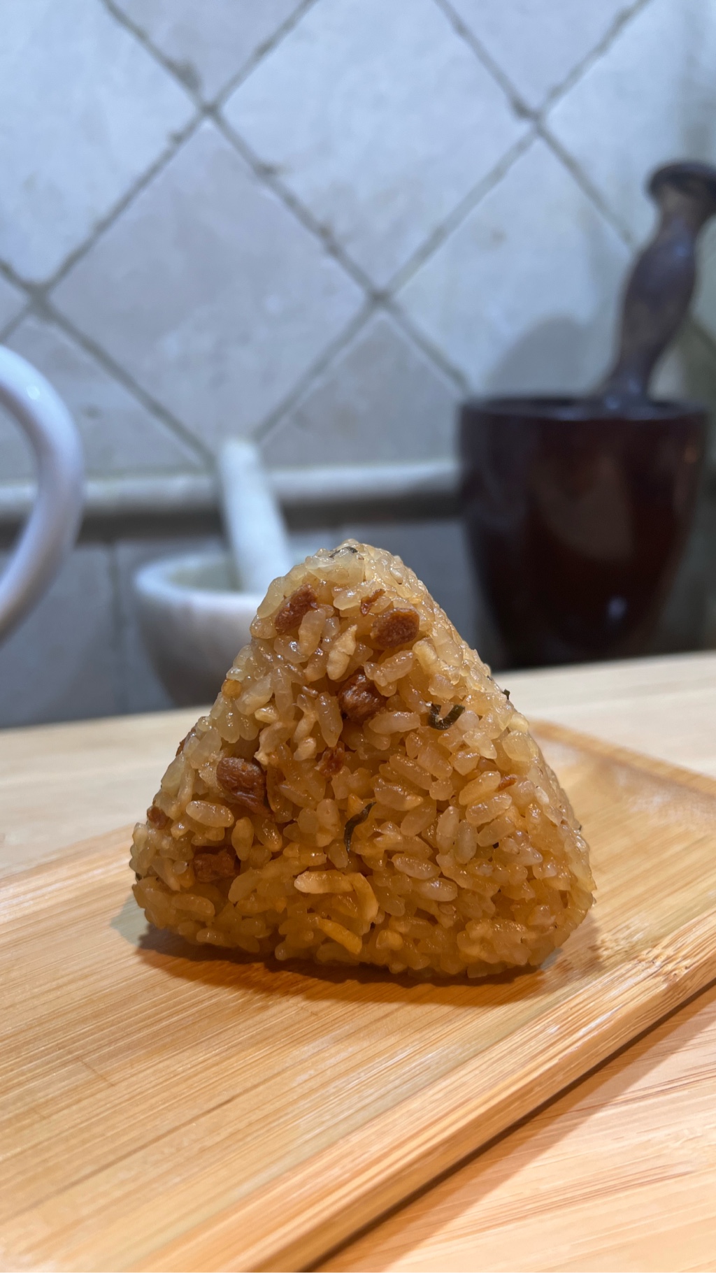 Shirakiku おにぎり 大豆ミート&塩こんぶ 3個入り 8.46 オンス - Weee!