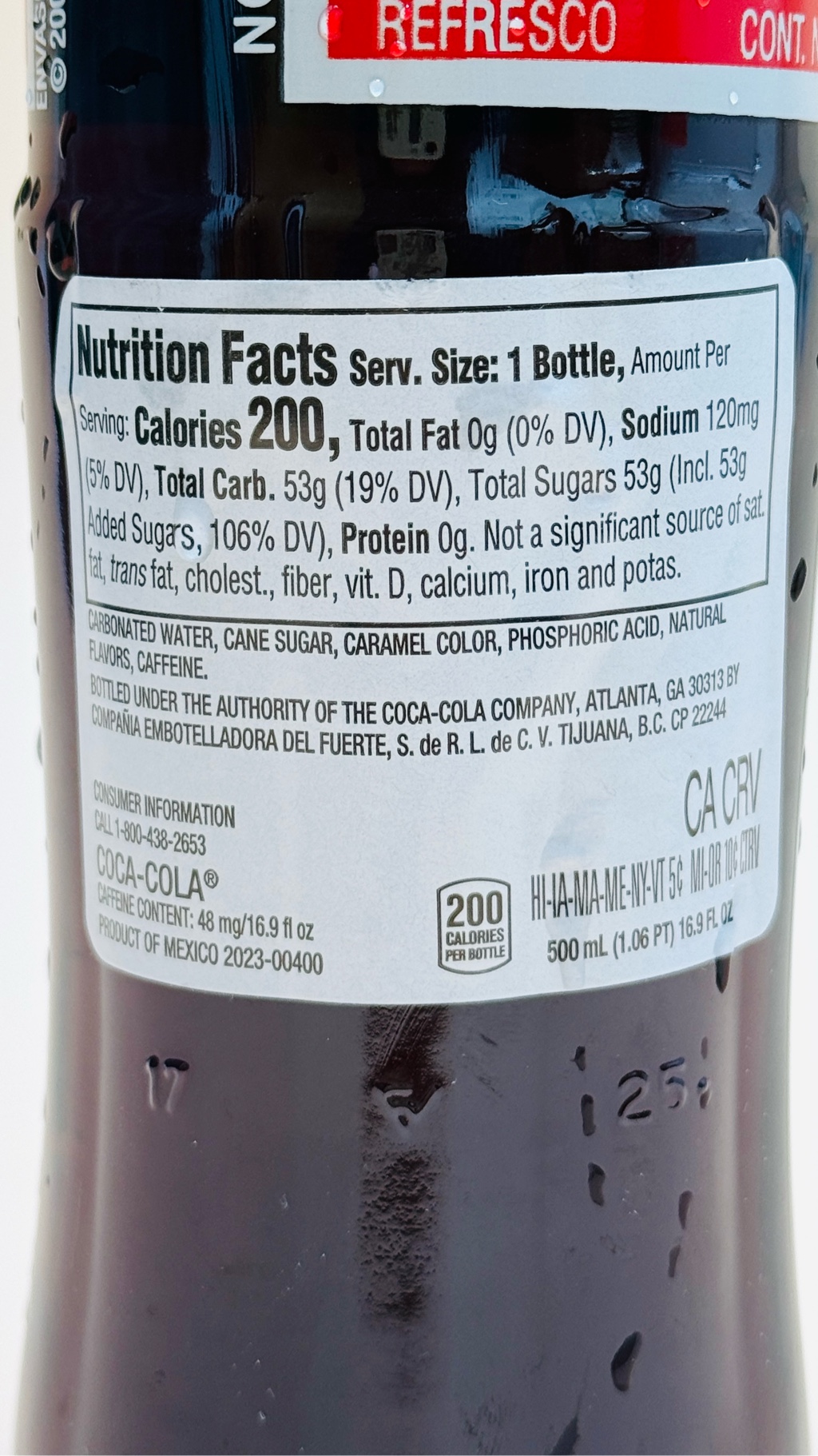 Get Coca Cola Mexican Soda Glass Bottle 500 ml Delivered | Weee