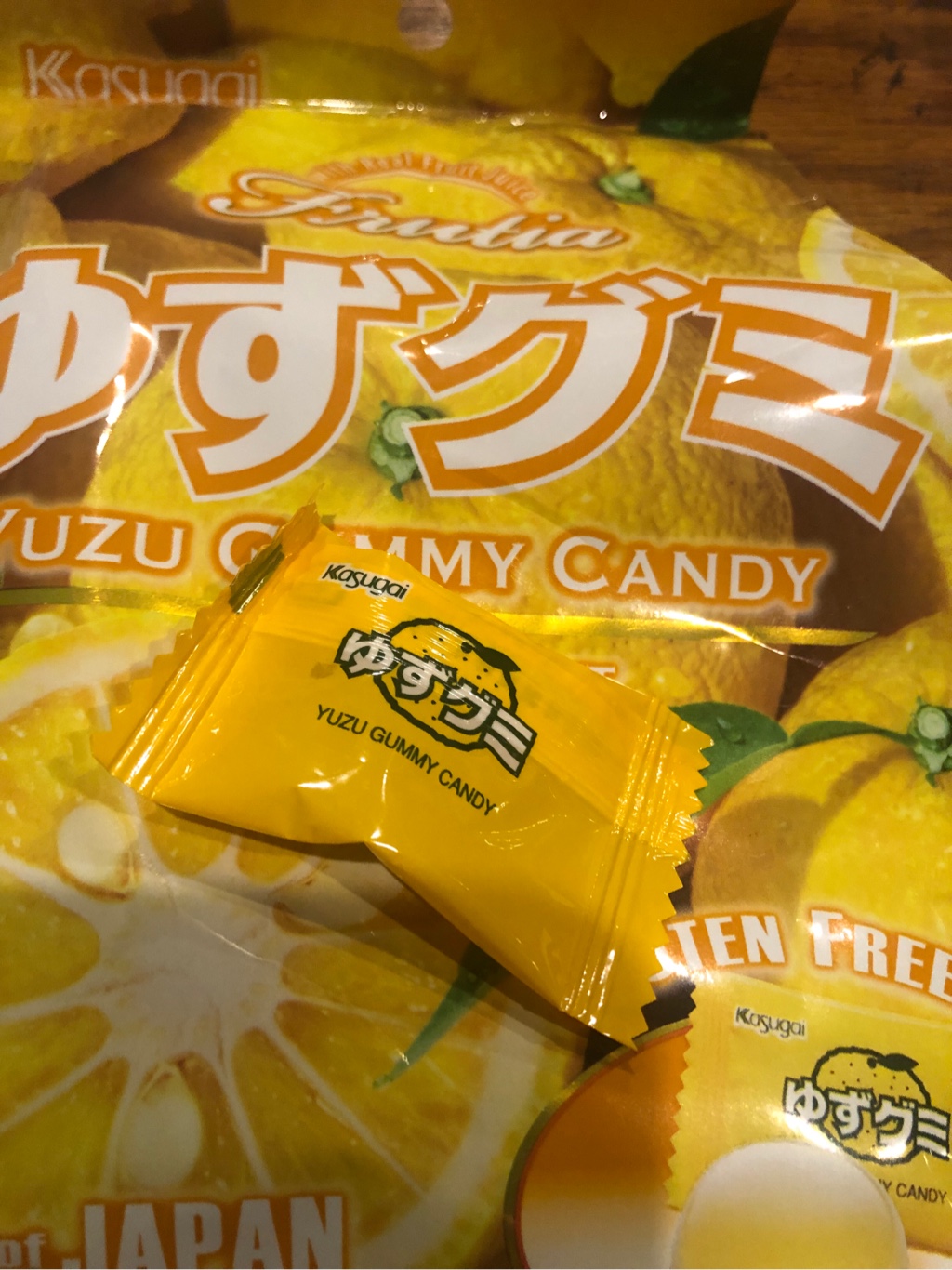 Kasugai フルーツグミ ゆず 102 グラム - Weee!