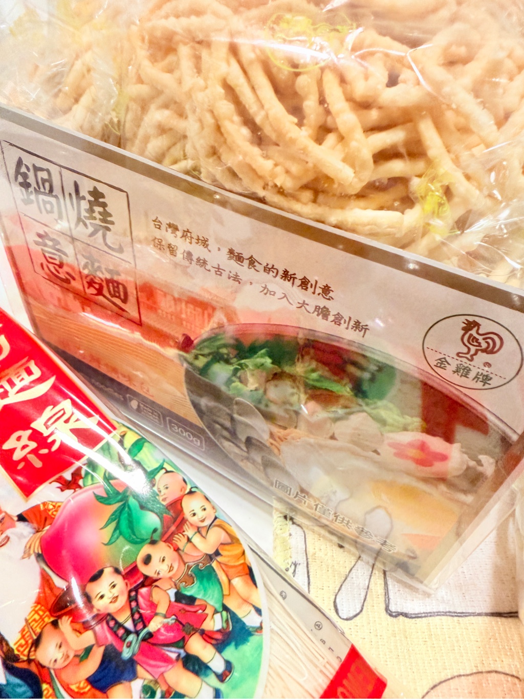 金雞牌鍋燒意麵附海鮮調味包5包300 克- Weee!