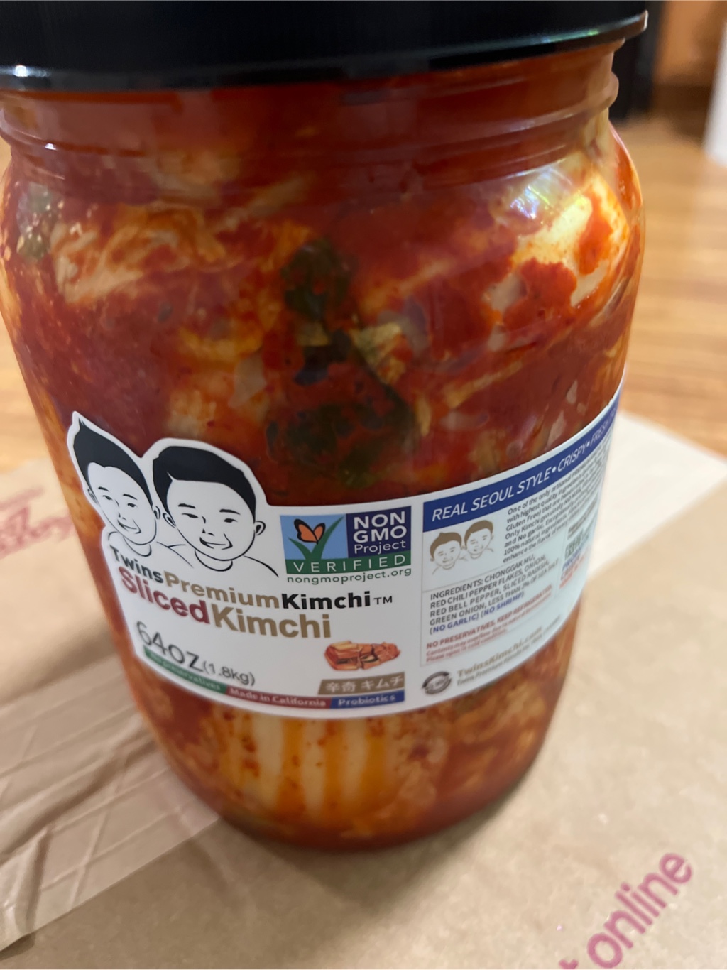 김치様 쌍둥이네 프리미엄 김치 맛김치 64 온스 - Weee!