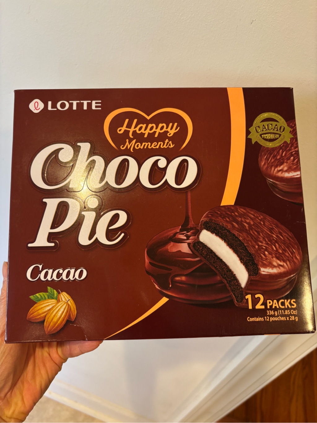 Get Lotte Choco Pie Cacao 12ct Delivered | Weee! Asian Market