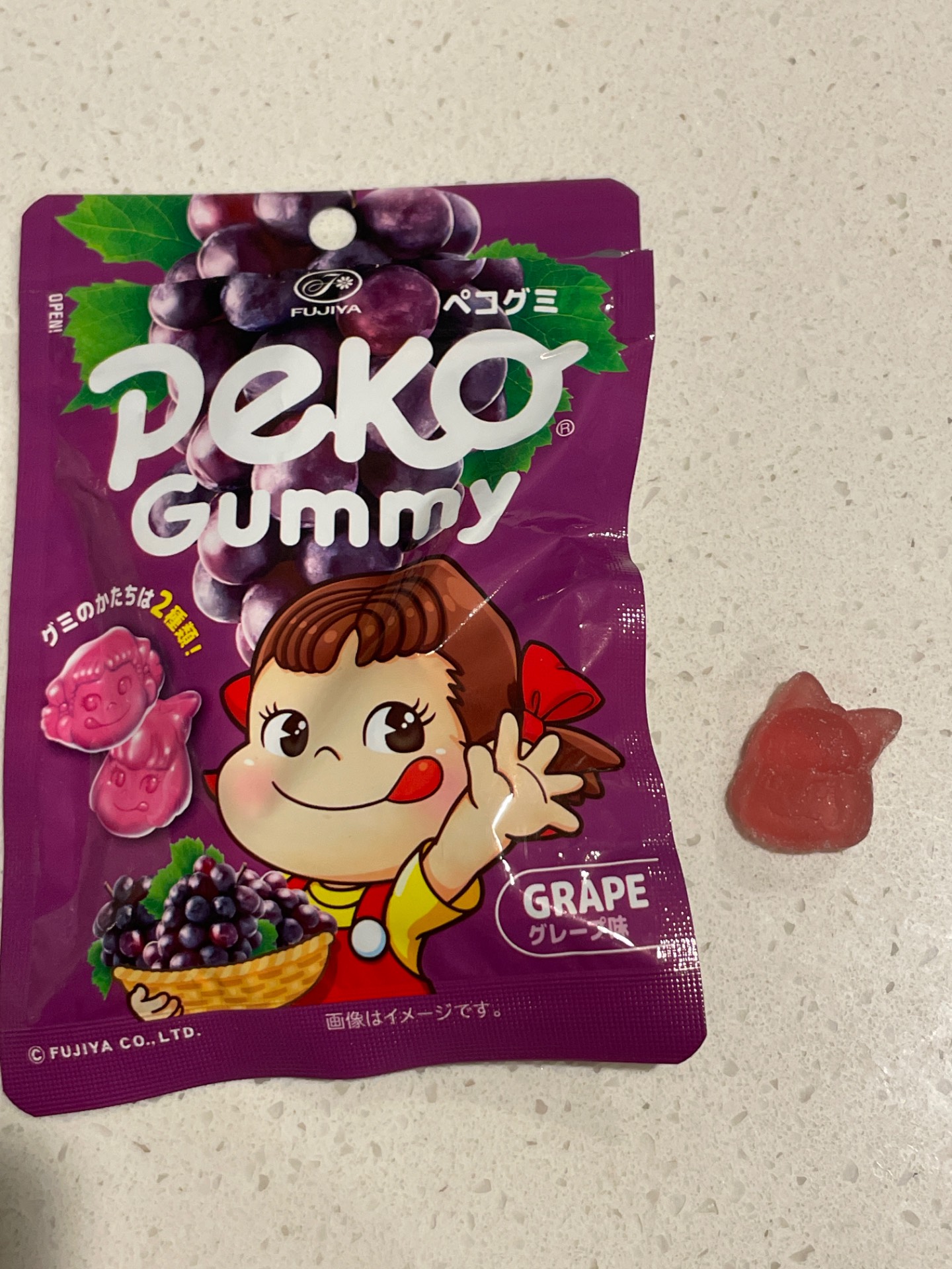 不二家 ペコグミ グレープ味 - Weee!
