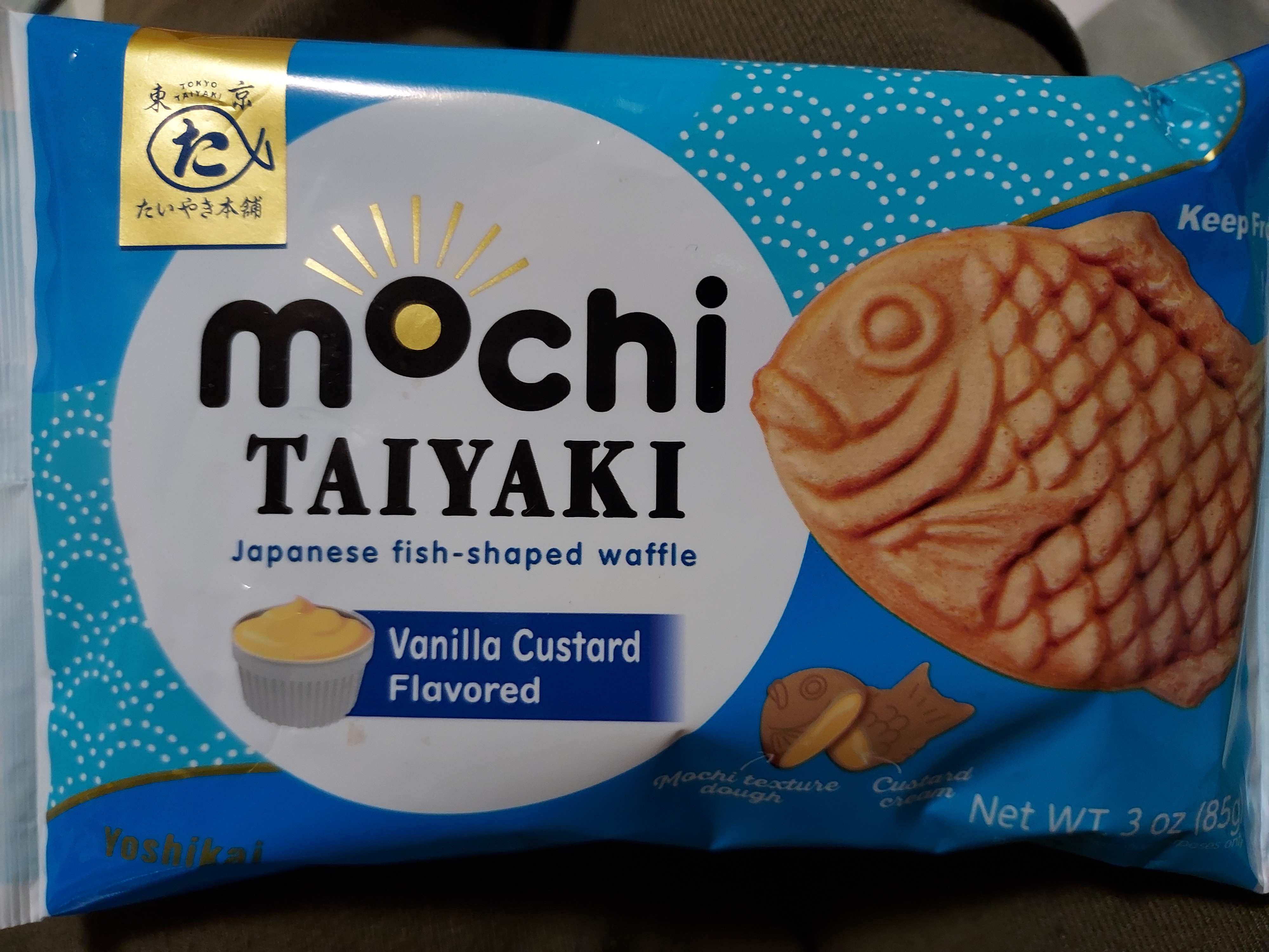 モチモチ たい焼き バニラ カスタード味 3 オンス - Weee!