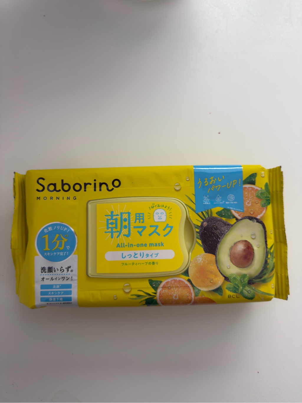 Saborinoサボリーノ 目ざまシート 朝用マスク - Weee!