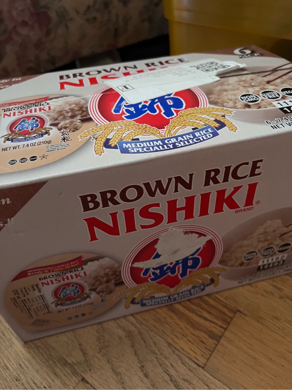 錦 レトルト玄米ごはん パックご飯 6個入り 7.4 オンス - Weee!