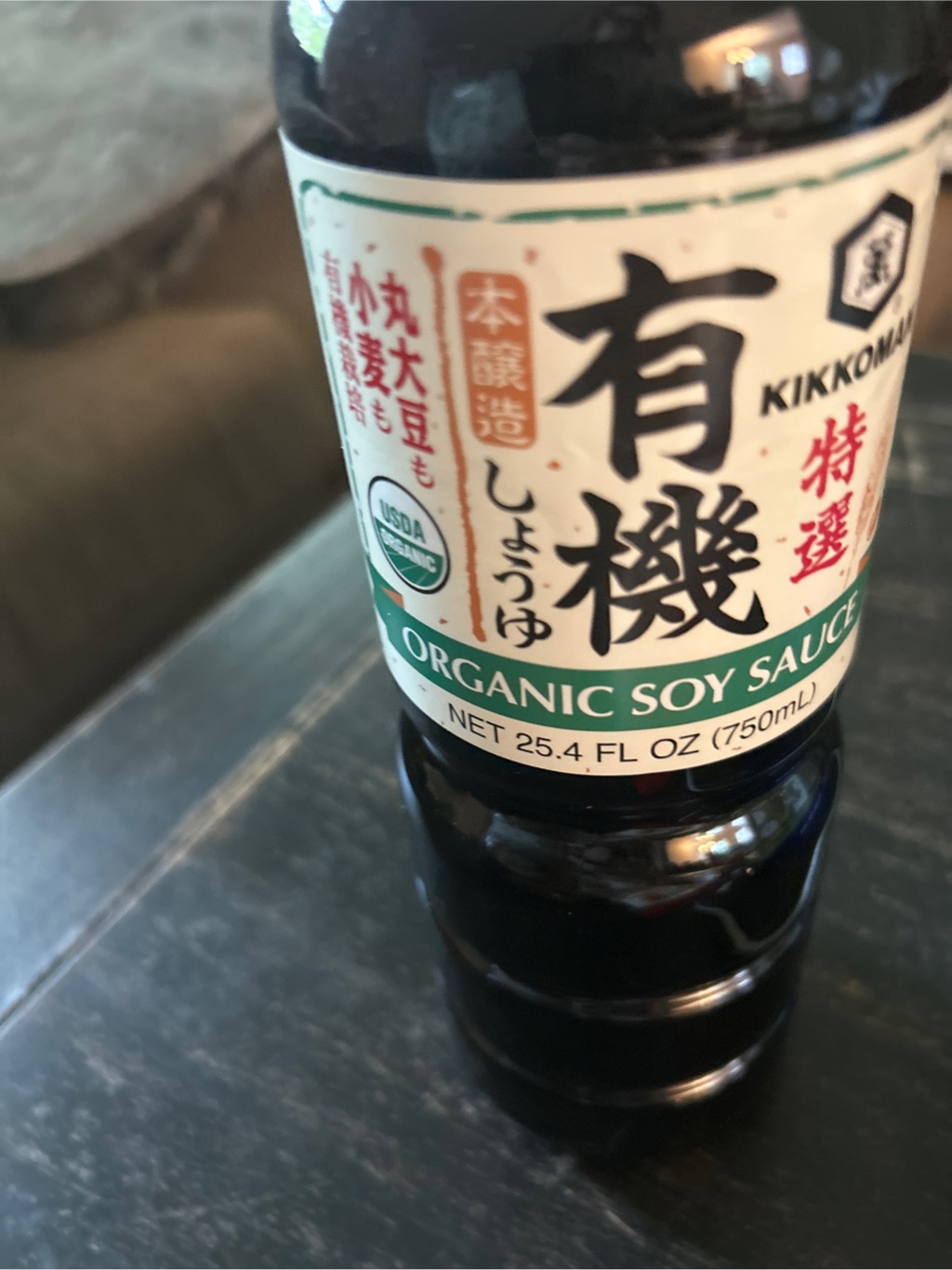 キッコーマン オーガニック 醤油 750 ml(ミリリットル) - Weee!