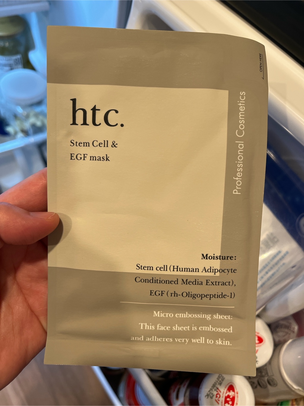 Get NATURAL SHOP HTC. Stem Cell EFG Mask 1 sheet Delivered