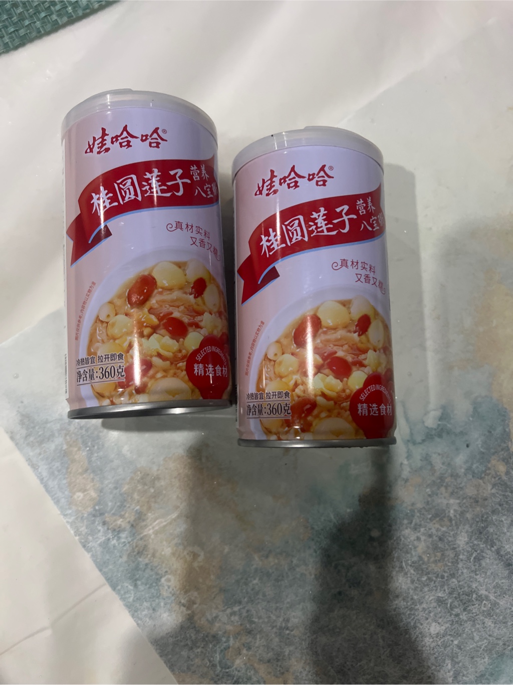 娃哈哈桂圆莲子八宝粥360 克- Weee!