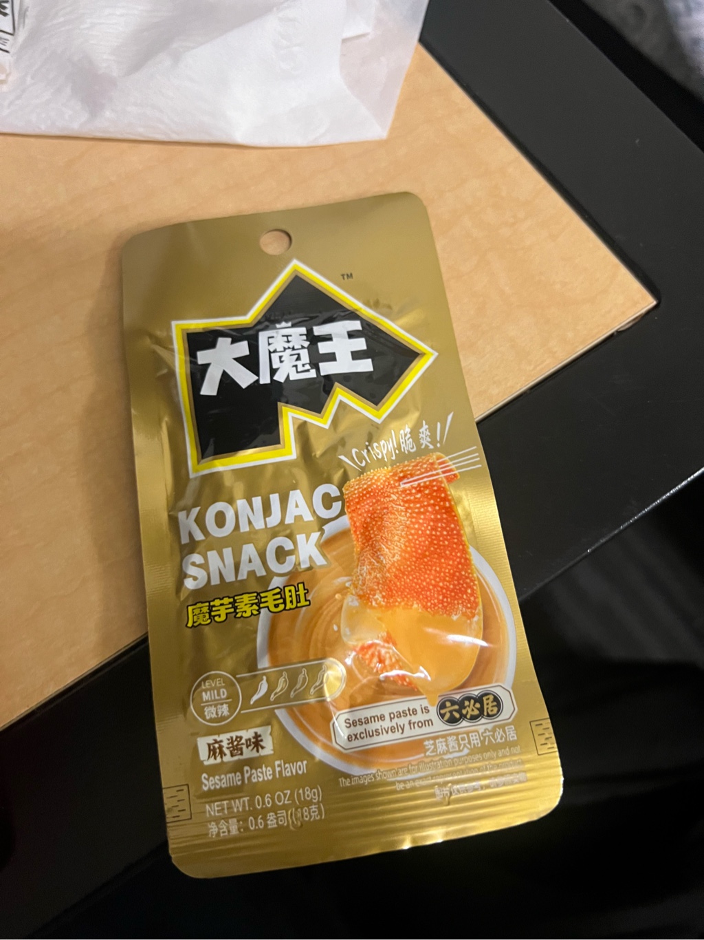 MOWON KONJAC SNACKS- SESAME 360 グラム - Weee!