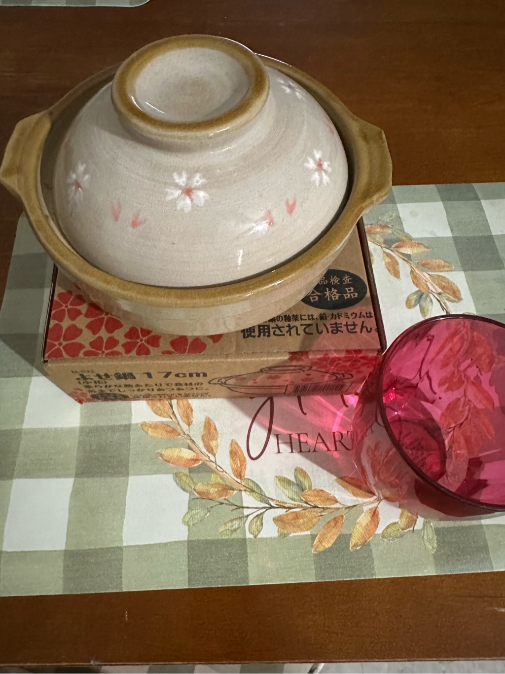 PEARL 和風土鍋 さくら柄 サイズ6 1 各 - Weee!