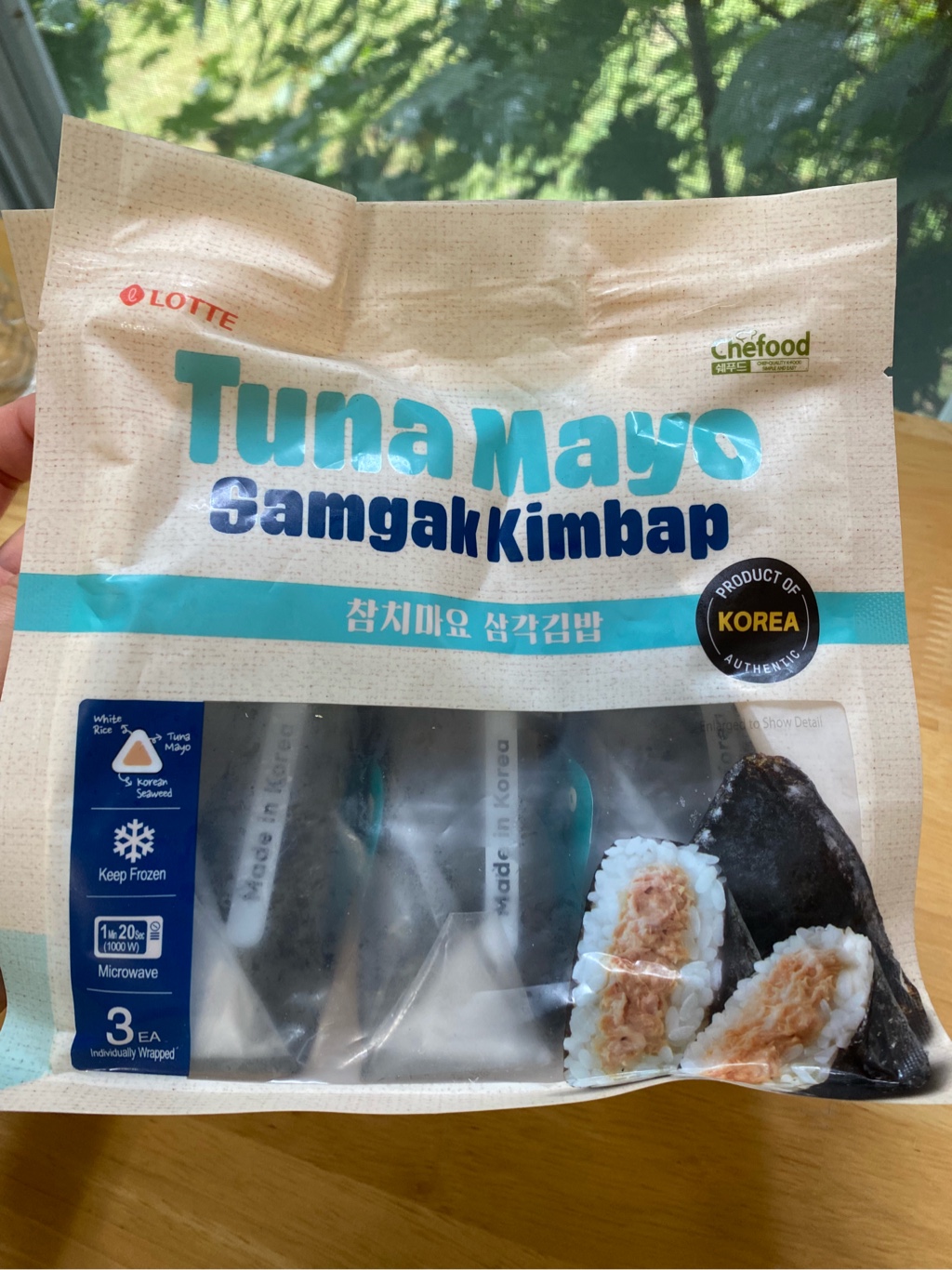 たるぎうゆ Lotte Chefood 三角キンパ ツナマヨ 110g X 3pcs 330 グラム 330