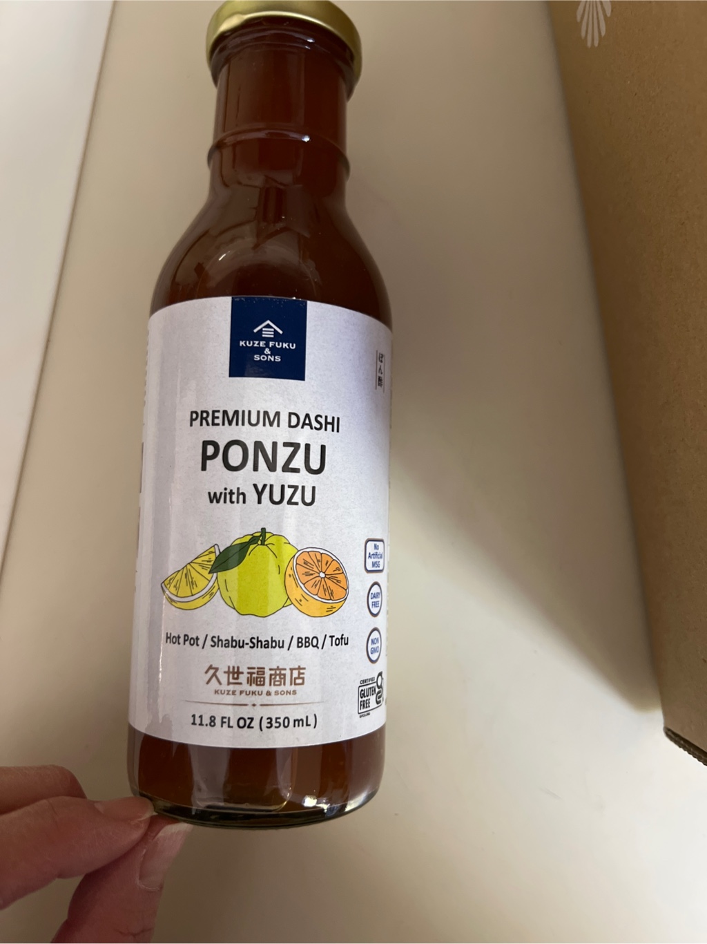 久世福商店 ゆず旨ポン酢 11.8 fl.oz - Weee!