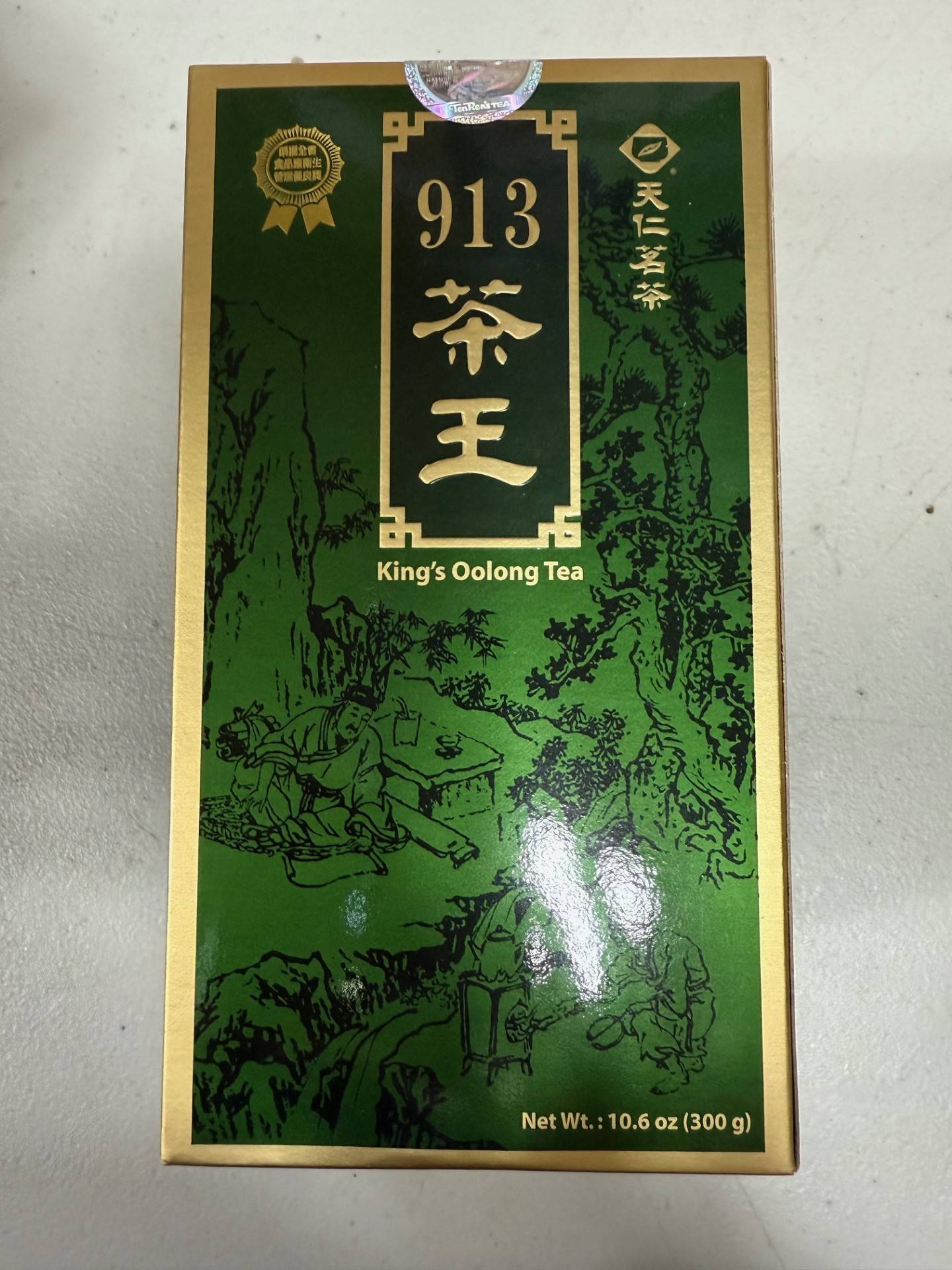 天仁茗茶 茶王 913 ウーロン茶 300g 台灣【天仁茗茶】 913茶王清香人蔘烏龍茶300g