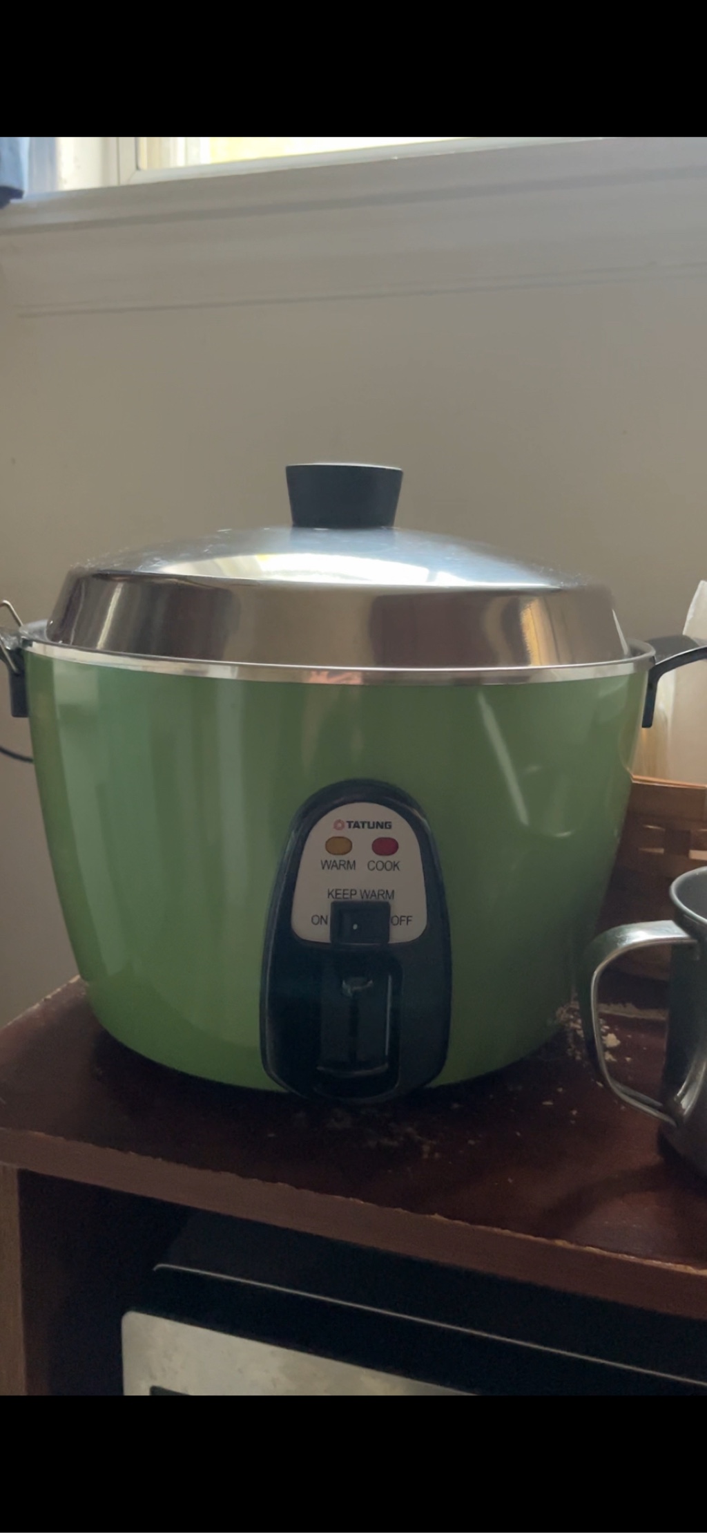 大同11 杯全不鏽鋼電鍋和蒸鍋(美規)，綠色- Weee!