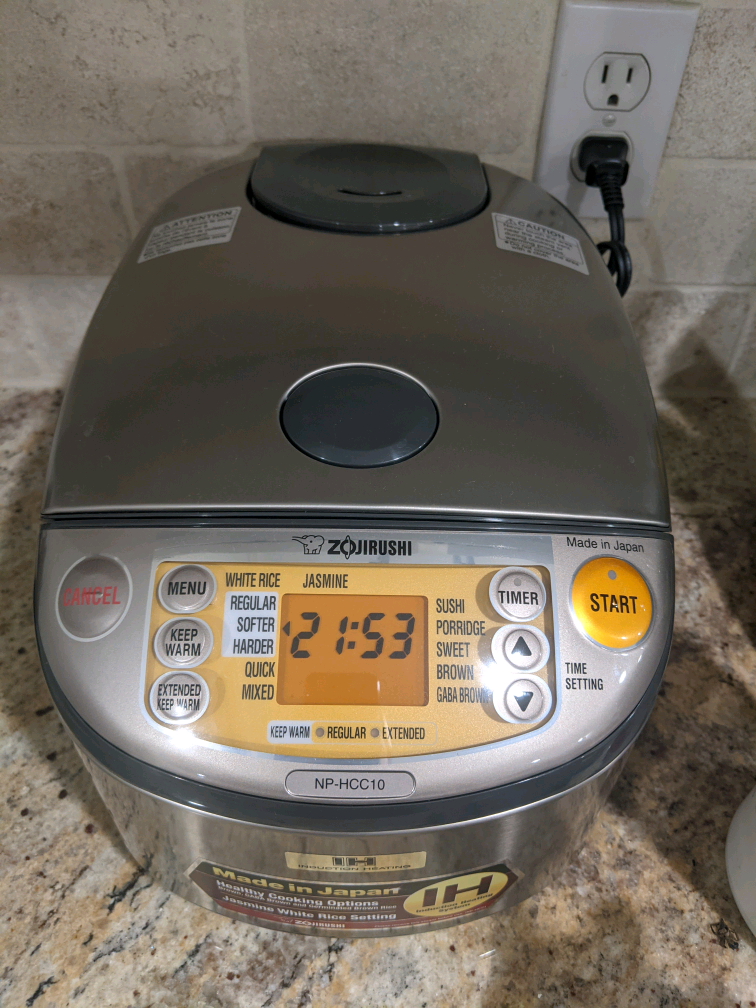 象印 IH炊飯ジャー グレー NP-HCC10 1 カウント - Weee!