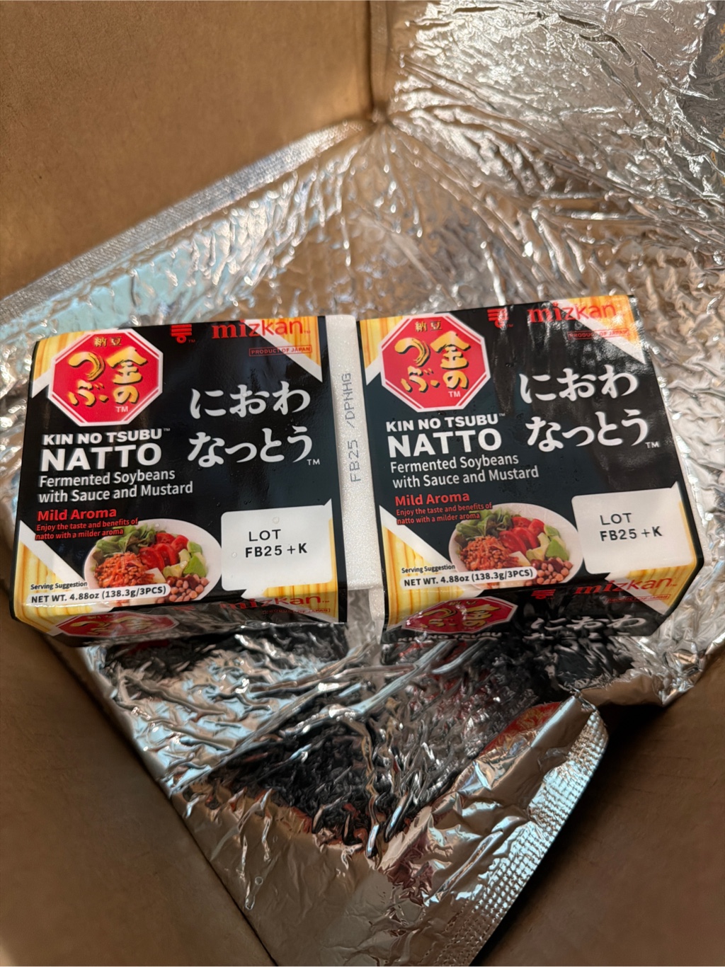 金のつぶ におわなっとう 納豆 3パック 4.88 オンス - Weee!
