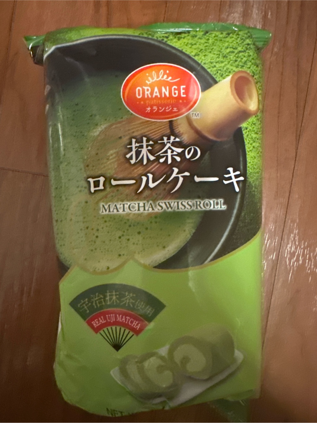 オランジェ スイスロール 抹茶味 160 グラム - Weee!