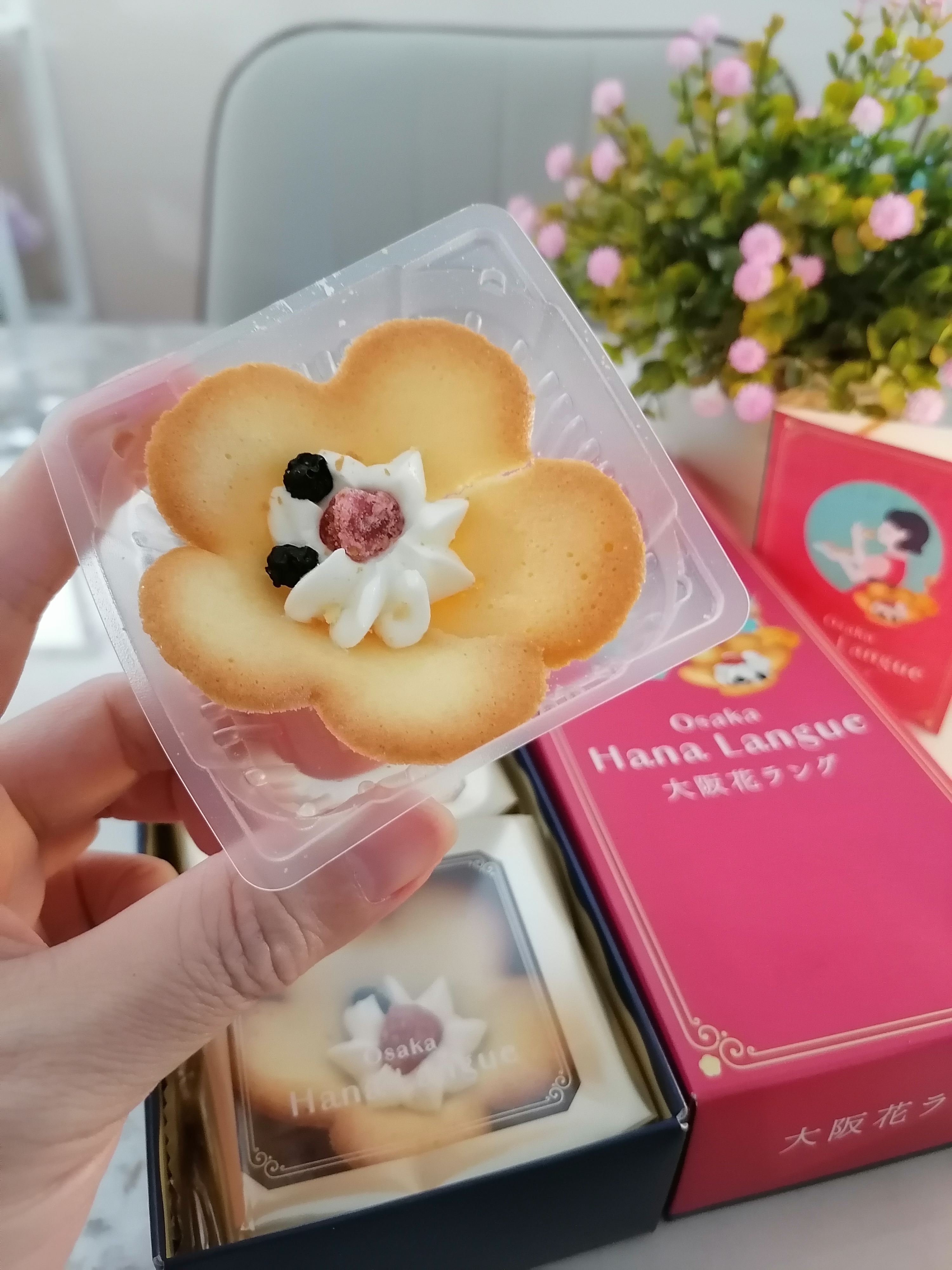 Get Osaka Limited Flower Cheese Cream Cookies 3 pcs Delivered