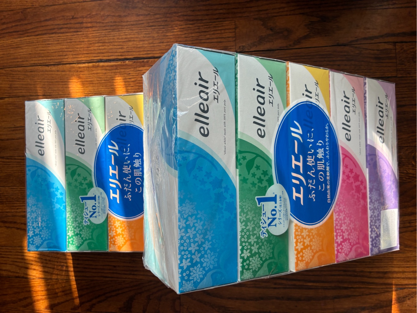 エリエール ティッシュペーパー 180組×5箱 パルプ100% 1 カウント - Weee!