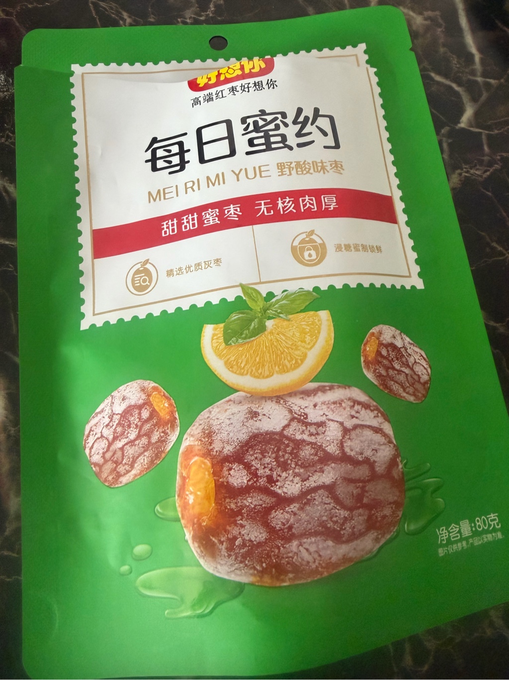 好想你野酸味枣酸枣小零食红枣果脯口感丰富80 克- Weee!