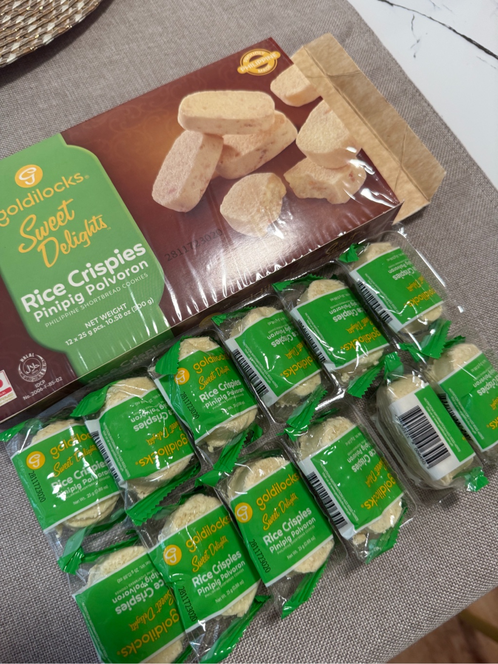 GOLDILOCKS 糯米クッキー 原味 - Weee!