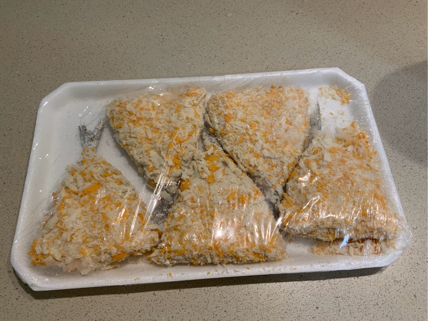 あじふらい フライ用あじ パン粉付 冷凍 5個入 340g - Weee!