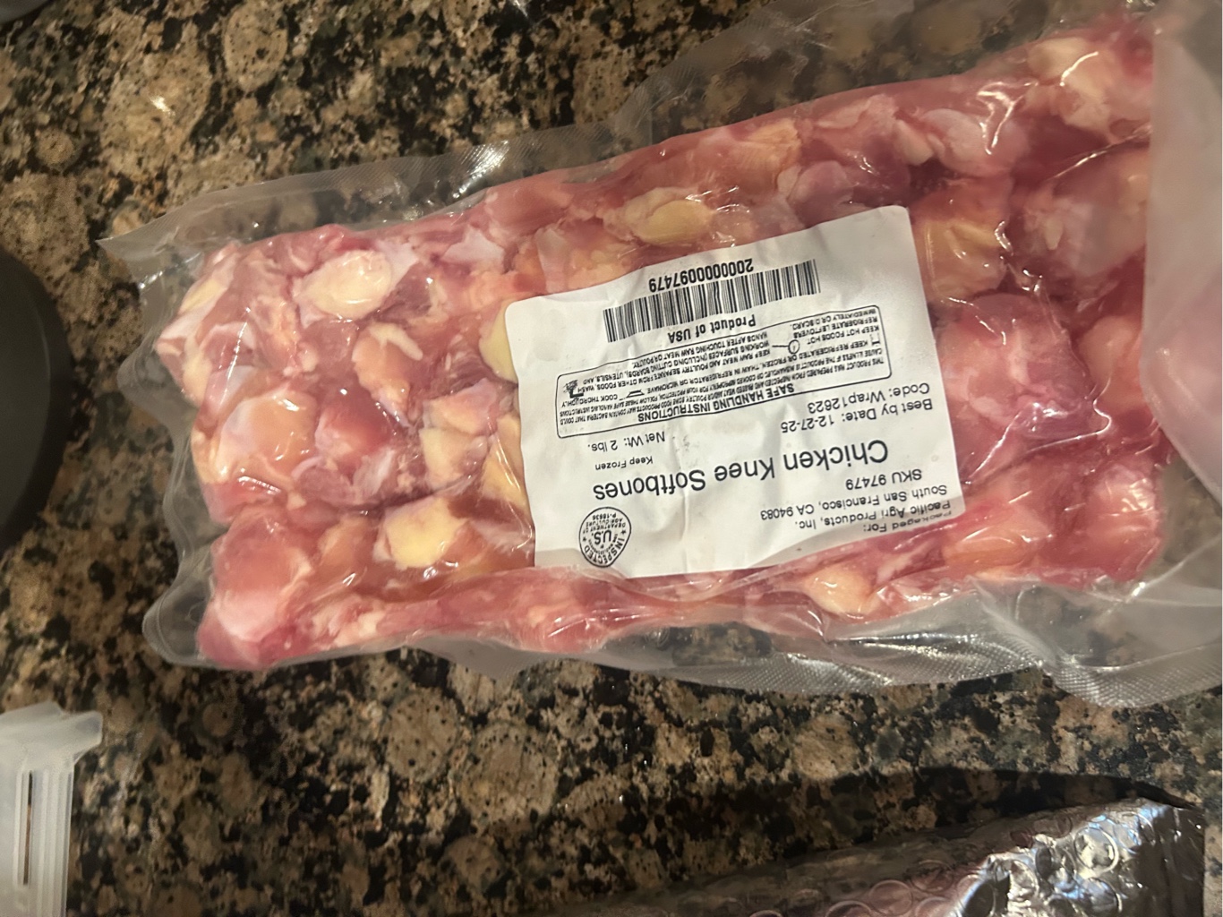 鶏ひざ軟骨 唐揚げ・炒め物用 冷凍 2 ポンド - Weee!
