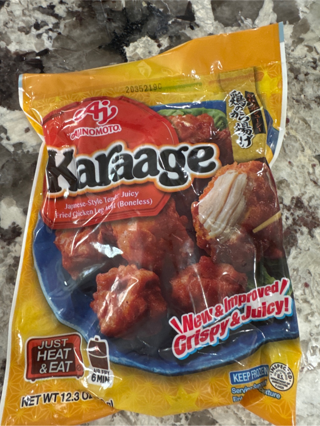味の素 鶏もものから揚げ 冷凍 350 グラム - Weee!