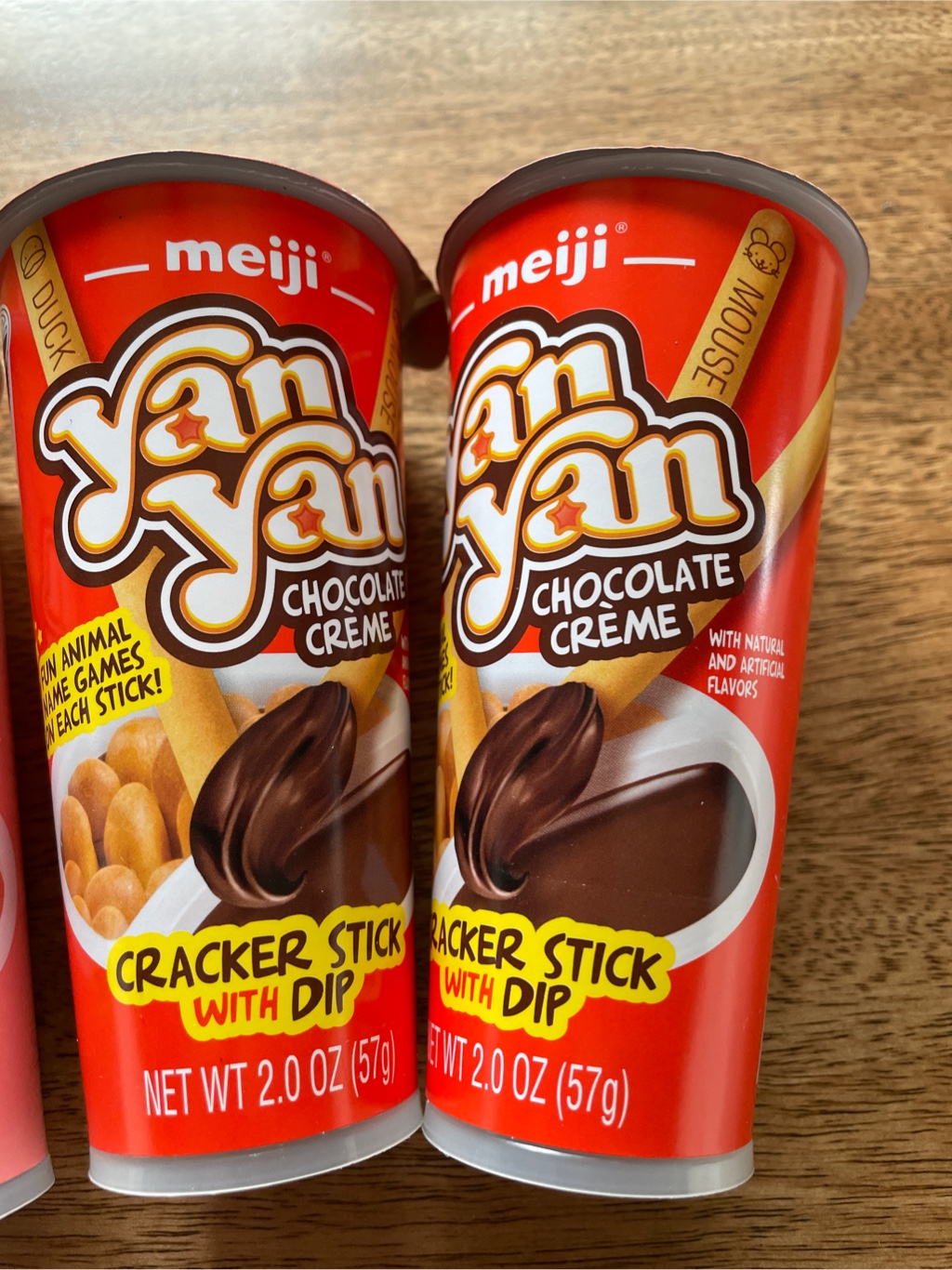 Get Meiji Yan Yan Biscuit Stick with Chocolate Cream 57 g