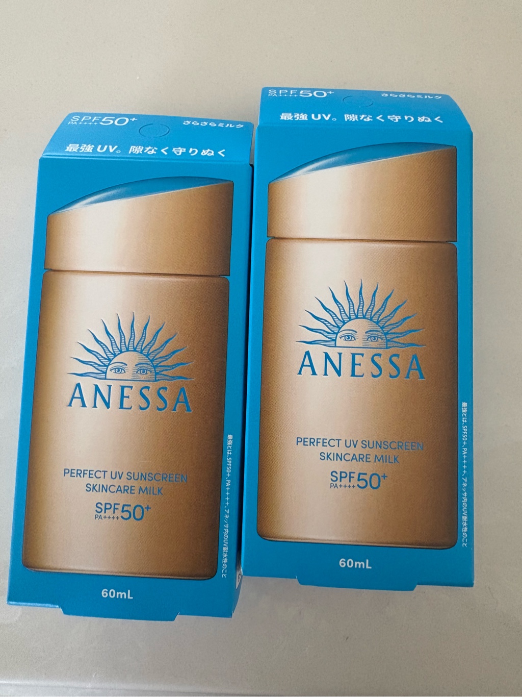 SHISEIDO ANESSA Perfect UV Milk NA 60ml x 2 1 pack - Weee!