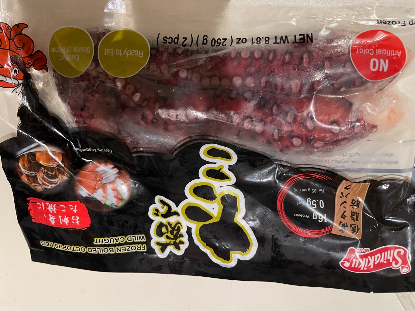 Shirakiku 茹でたこ (大) 8.8oz 250 グラム - Weee!