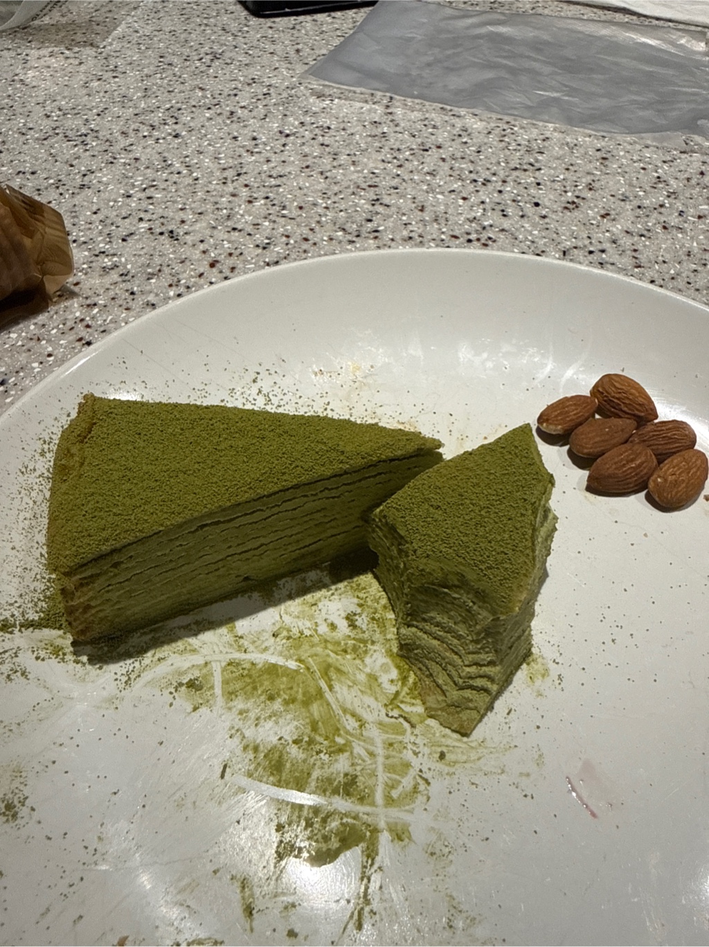 Get Touched Mille Crepe Cake Shizuoka Matcha, Frozen 23.3 oz