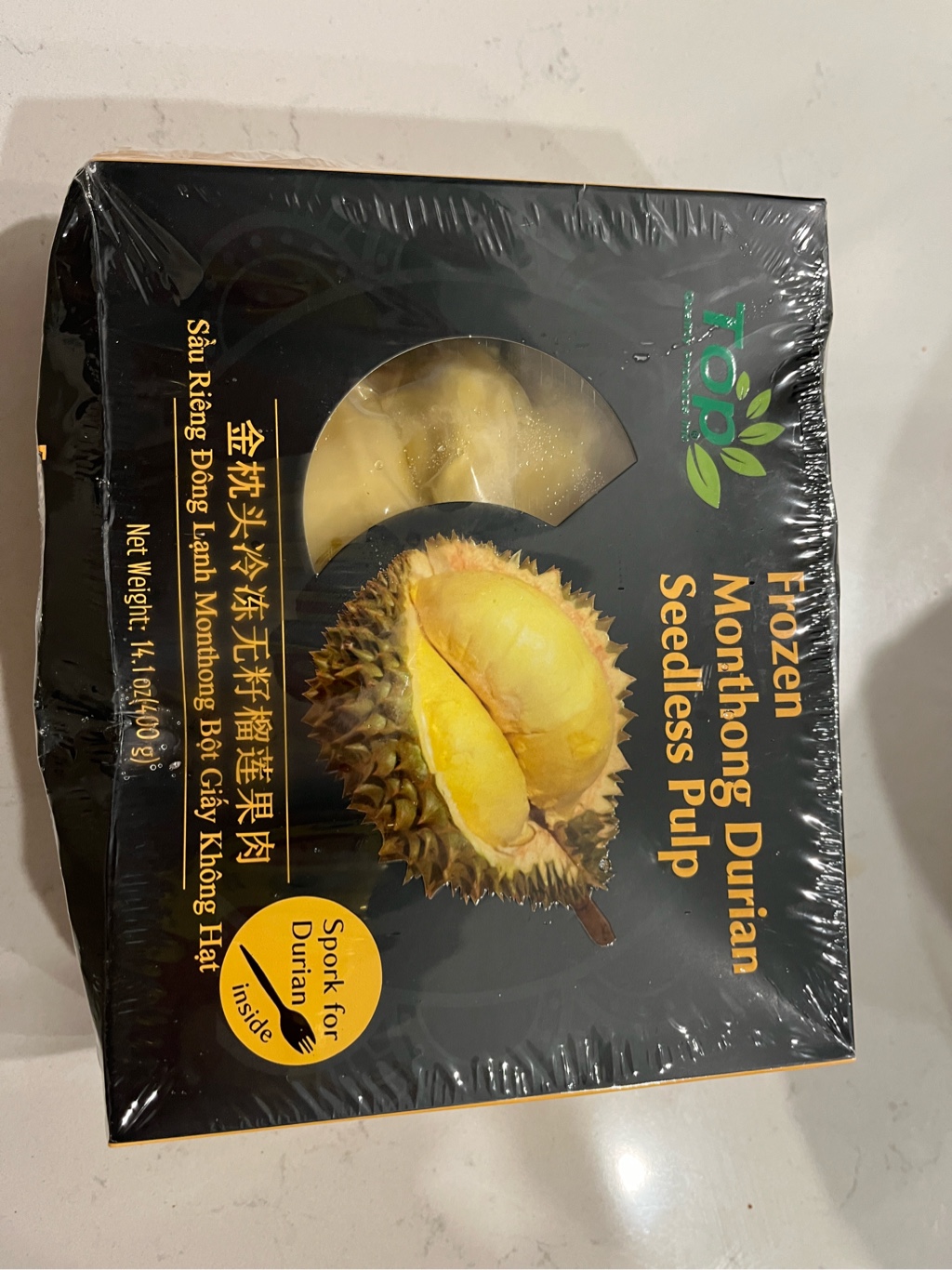 Get Top Monthong Durian Seedless Pulp, Frozen Delivered