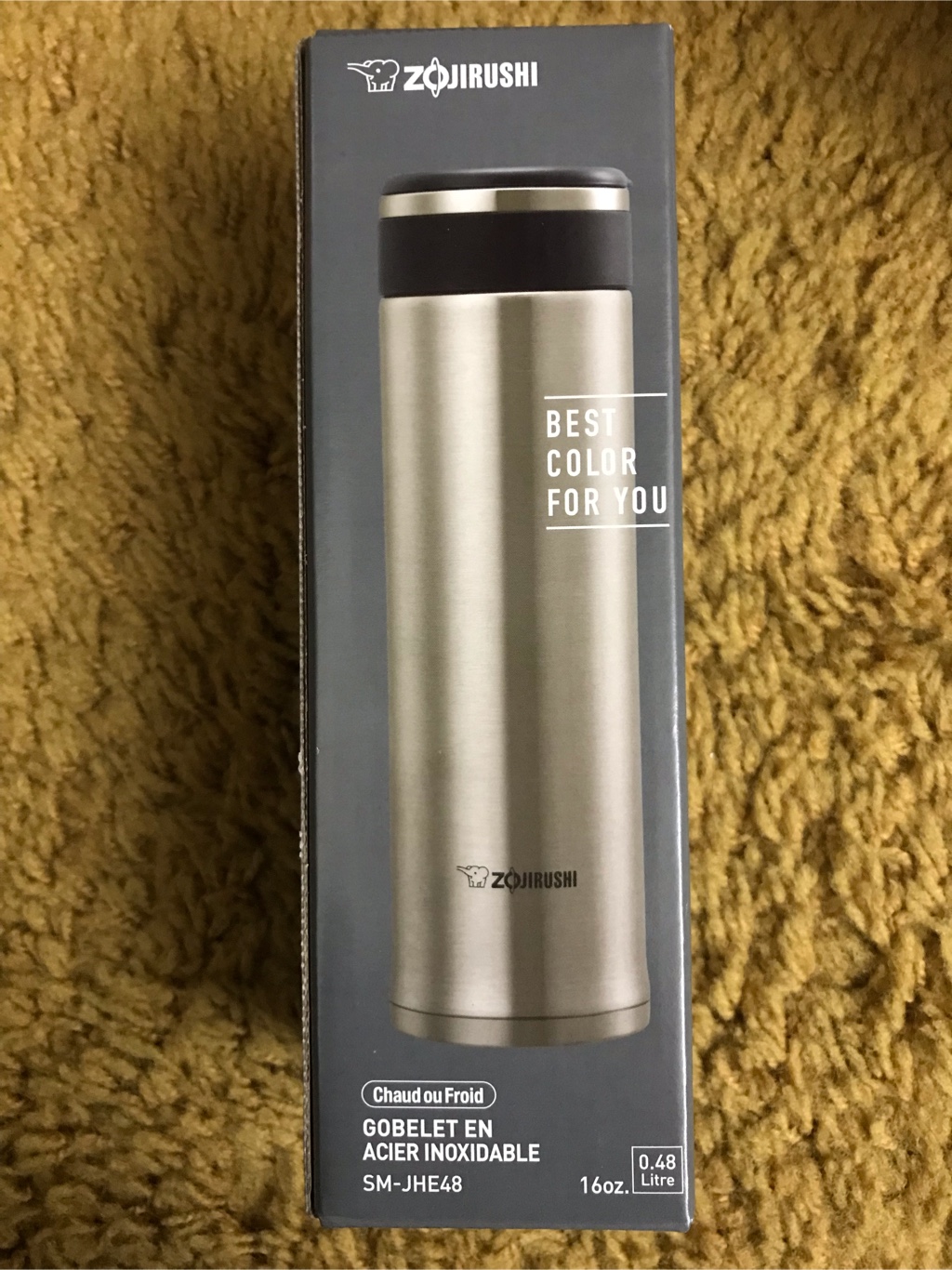 Get Zojirushi Stainless Steel Thermal Mug 480ml Delivered | Weee
