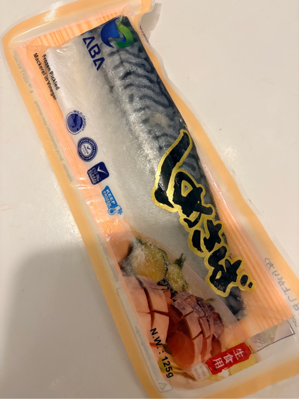 しめ鯖（〆さば）1枚入 125 グラム - Weee!