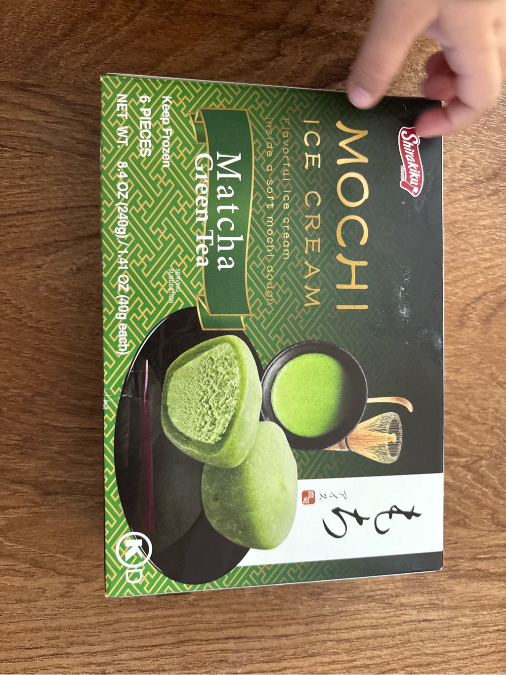 makichuuun　8kg 5/31発送 Get Shirakiku Mochi Ice Cream Matcha 6pcs, Frozen 8.4 oz Delivered