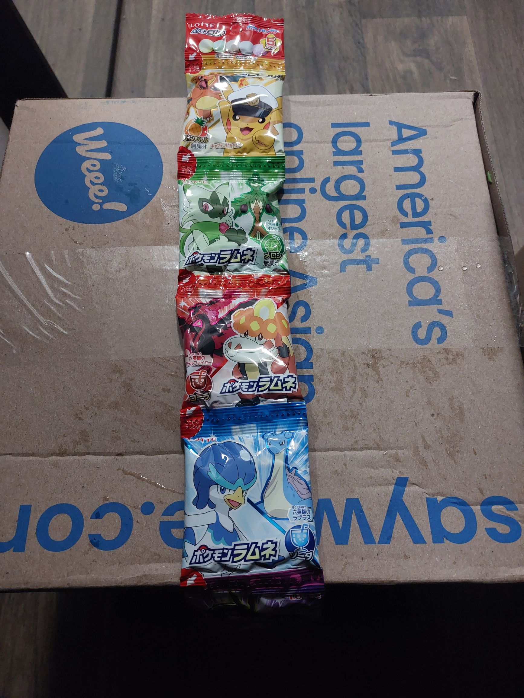 ロッテ ポケモンラムネ 5pack 68 グラム - Weee!