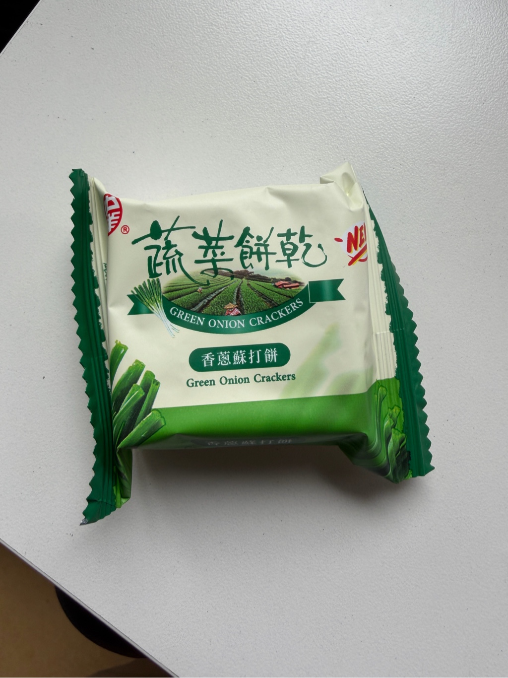 Get Chung Hsiang Natural Series Green Onion Crackers 300 g