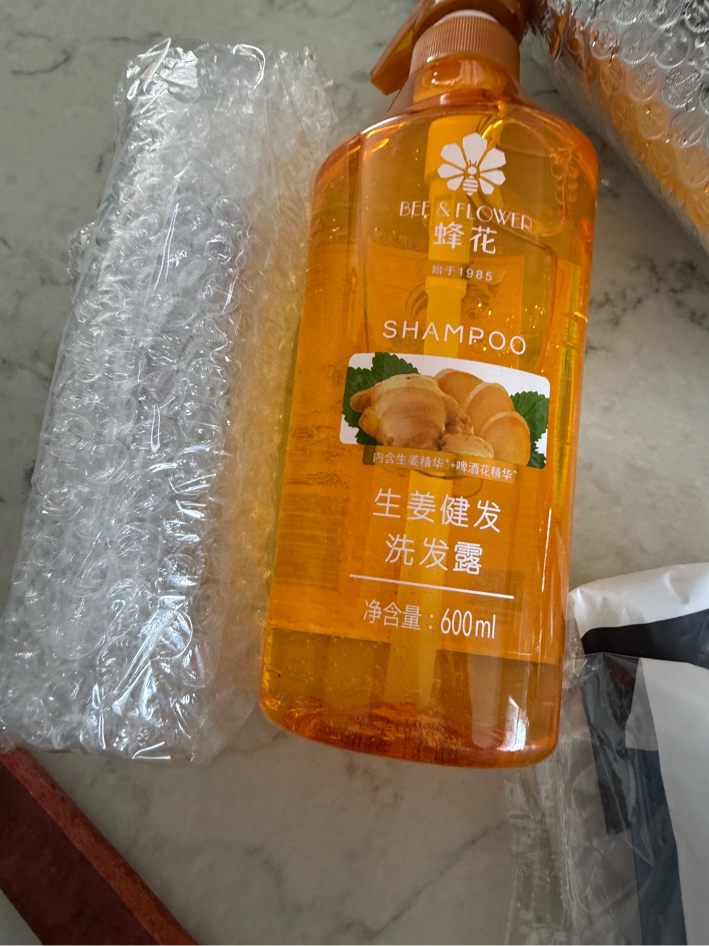 蜂花BEE&FLOWER 生姜健发洗发露600 毫升- Weee!