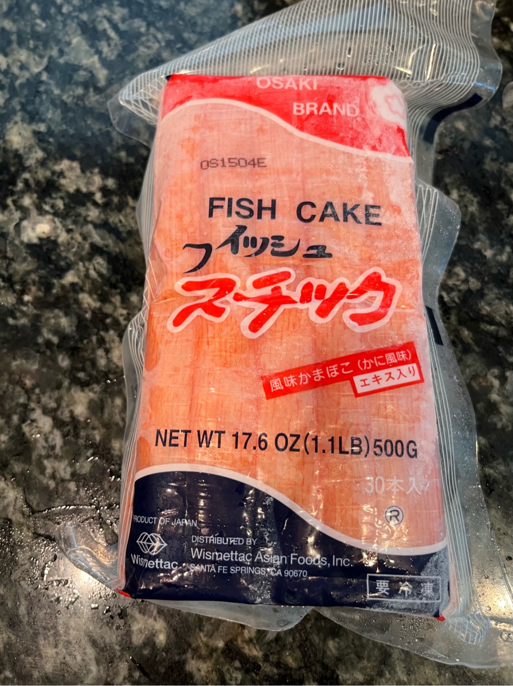 オオサキ フィッシュスチック（カニカマ・30本入り） - Weee!