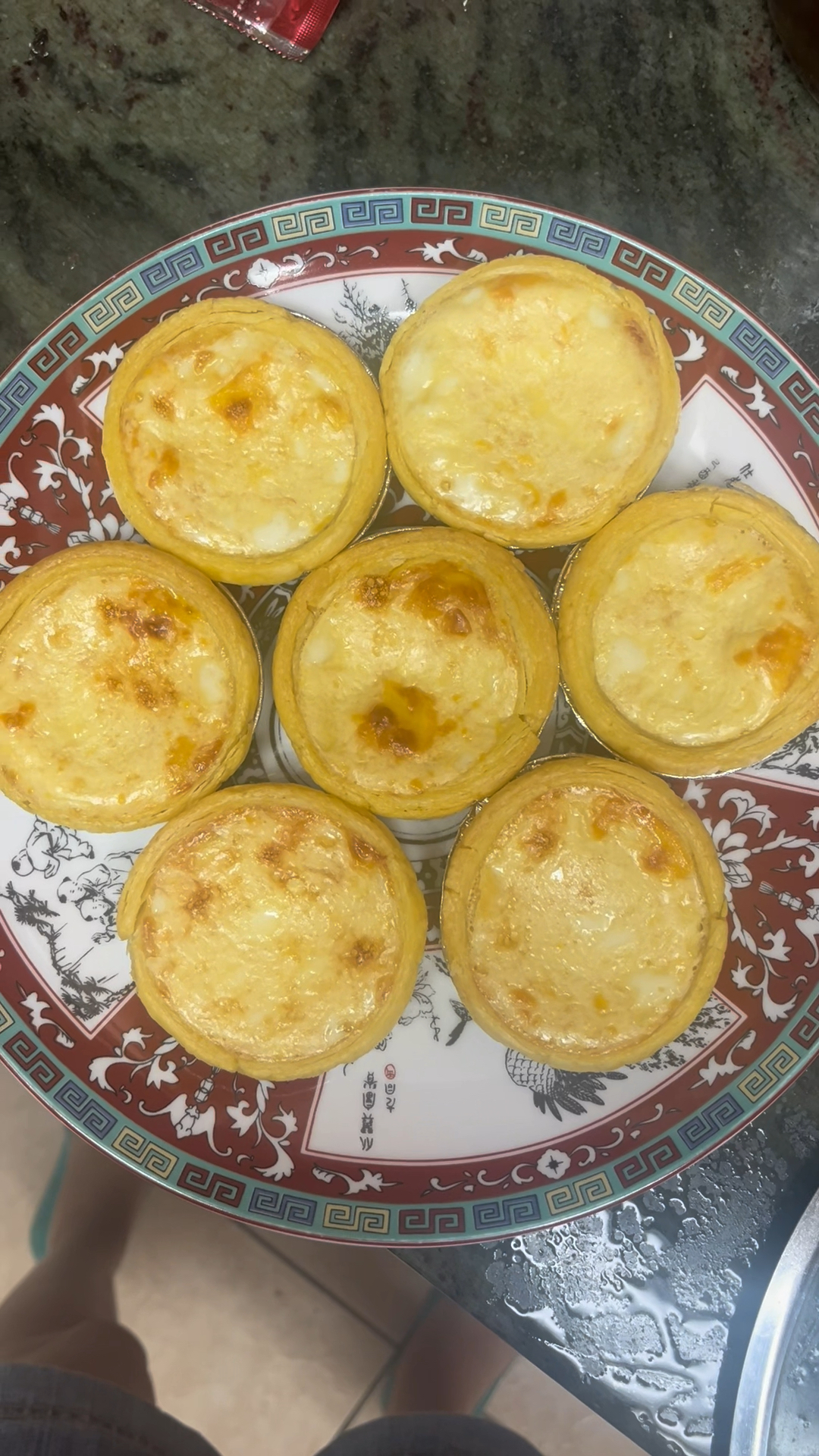 Breakfast egg tarts