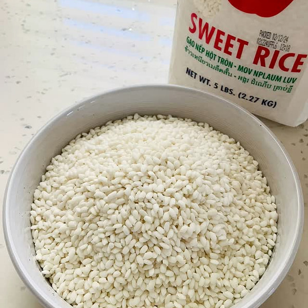 Apple Brand Pure Round Glutinous Rice 5 lbs