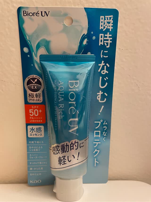 花王 ビオレ UV アクアリッチ ウォータリーエッセンス SPF50+ PA++++