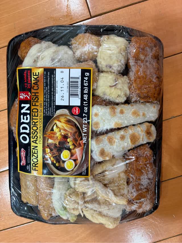 Shirakiku おでんセット 冷凍 10種類21点入り おでんスープ付き 650g
