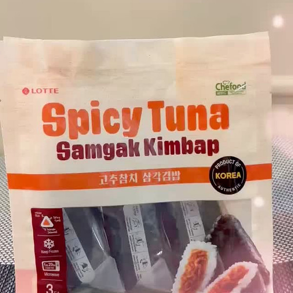 Lotte Chefood Samgak Kimbap Spicy Tuna 110g*3pcs