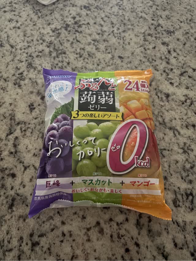 オリヒロ ぷるんと蒟蒻ゼリー アソート カロリーゼロ 巨峰+マスカット+