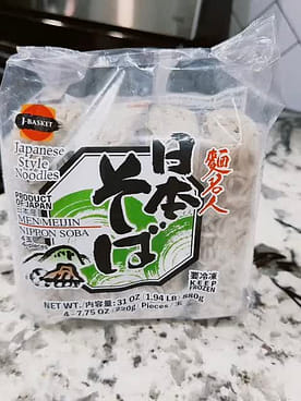 J-Basket 冷凍 そば 4食入り 31.04 オンス - Weee!