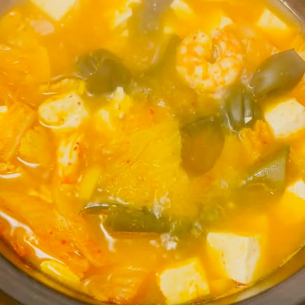 泡菜豆腐海鮮湯